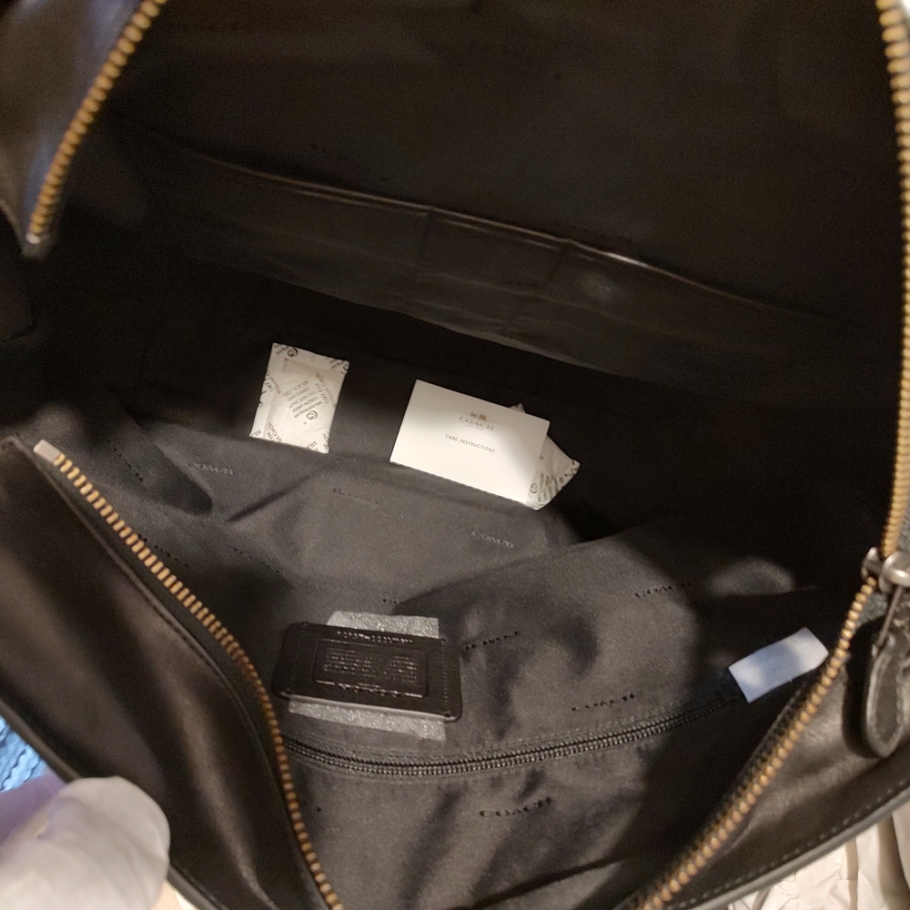 SOLD** Coach Metropolitan Soft Tote 25978 Black Leather NWT - Picture 6 of 12